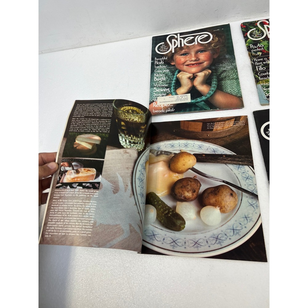 Vintage Sphere Magazine Lot 1973-1976 Betty Crocker 10 Issues Cooking Crafts - Picture 8 of 10